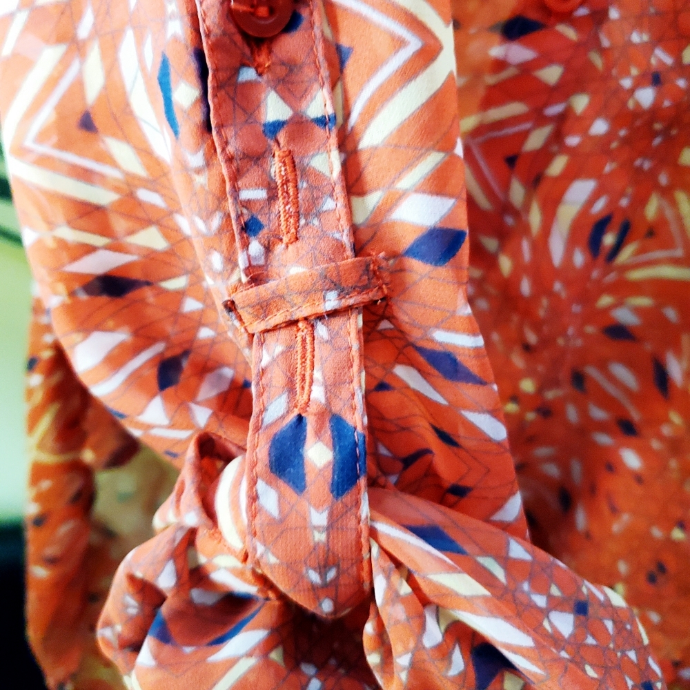 Free People Geo Print Easy Rider Button Down - Picture 5 of 8